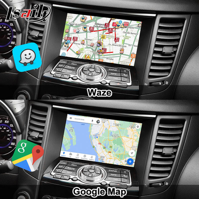 Lsailt 8G Interfaz multimedia Android para Infiniti QX70 FX35 FX37 2008-2017 CarPlay inalámbrico integrado, Android Auto