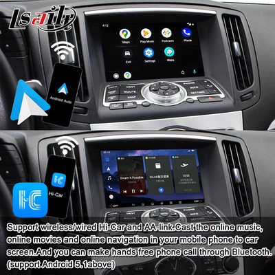Lsailt 8G Modulo de infoentretenimiento Android para Infiniti Q60 G37 G35 Q40 2008-2016 Incluido CarPlay inalámbrico, Android Auto