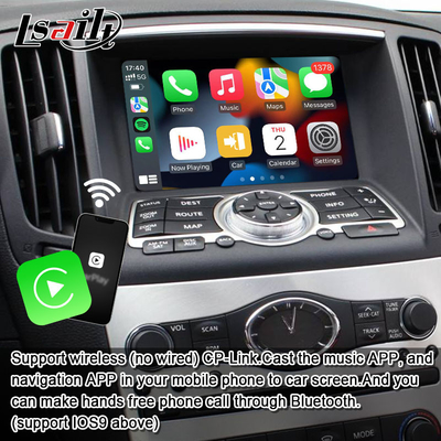 Lsailt 8G Modulo de infoentretenimiento Android para Infiniti Q60 G37 G35 Q40 2008-2016 Incluido CarPlay inalámbrico, Android Auto
