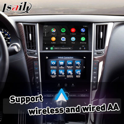 Lsailt CP + AA OEM Integración Interfaz Carplay para el 2021-Presente Infiniti Q50 Q60 Q60S Q50S