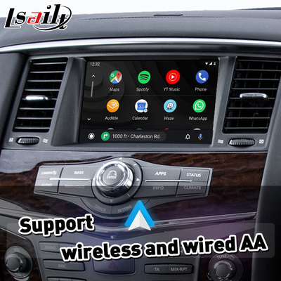 Interfaz multimedia automática de Carplay Android para el Nissan Patrol Y62 2020-2023