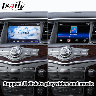Interfaz multimedia automática de Carplay Android para el Nissan Patrol Y62 2020-2023
