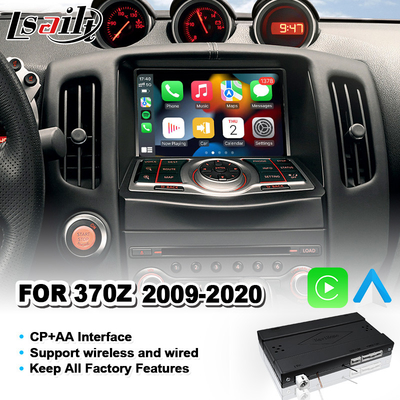 Interfaz de conexión inalámbrica Carplay Android Auto Mirrorlink para el 2009-2020 Nissan 370Z GT Nismo