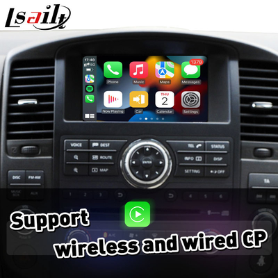 Interfaz de Carplay de integración automática con Android inalámbrico para Nissan Pathfinder R51 Navara D40 2008-2013