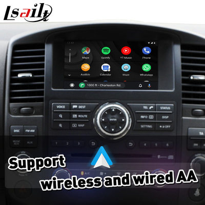 Interfaz de Carplay de integración automática con Android inalámbrico para Nissan Pathfinder R51 Navara D40 2008-2013