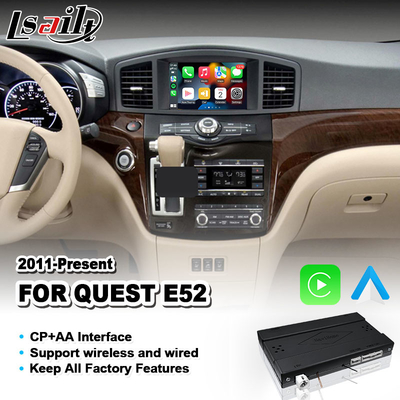 Android Auto CP AA Interfaz de juego de video para 2011-2022 Nissan Quest E52