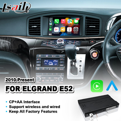 Interfaz de vídeo de Carplay inalámbrico para Nissan Elgrand E52 2010-2022 IT08 08IT