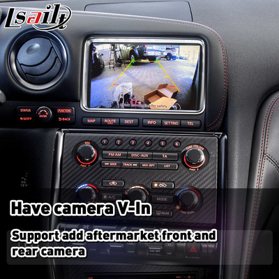 Lsailt Android Auto CP AA OEM Integración Interfaz de vídeo Carplay para Nissan GTR GT-R R35 2011-2016
