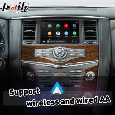 Interfaz automática de Carplay Android inalámbrica para Nissan Patrol Y62 2011-2017