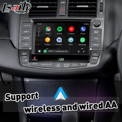 Lsailt Wireless Android Auto CP AA Interfaz de reproducción de vídeo para Toyota Crown S200 GWS204 2008-2012
