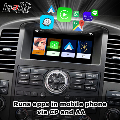Integración OEM Interfaz Apple CarPlay inalámbrica para Navara D40 Nissan Pathfinder R51 2010-2016 Android Auto,Plug and Play, Mirror Link
