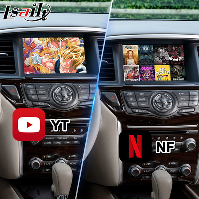 Interfaz de video Android Lsailt para Nissan Pathfinder R52 con Carplay inalámbrico Android Auto