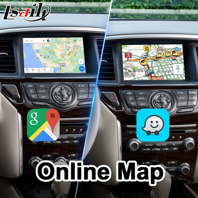 Interfaz de video Android Lsailt para Nissan Pathfinder R52 con Carplay inalámbrico Android Auto