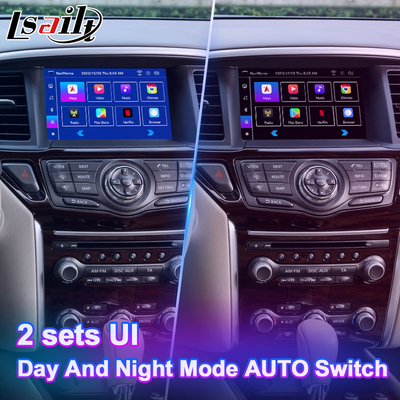 Interfaz de video Android Lsailt para Nissan Pathfinder R52 con Carplay inalámbrico Android Auto