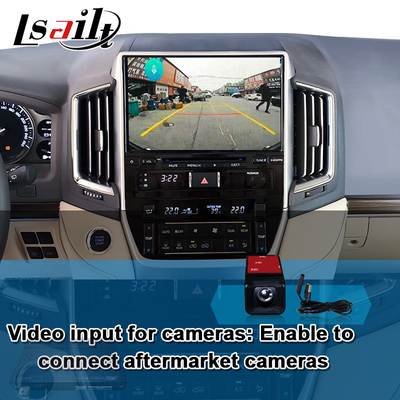 Interfaz CarPlay inalámbrica para Toyota Land Cruiser 200 GX-R,VX-R 2018-2021 Unidad central de Fujitsu con Android Auto, Sistema Linux