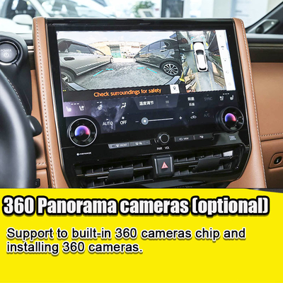 Android 13 Interfaz multimedia Android para Toyota Alphard 40 Serie 2023-2024 Harrier, soporte de Vellfire YouTube, NetFlix, Google Play, cámaras panorámicas 360