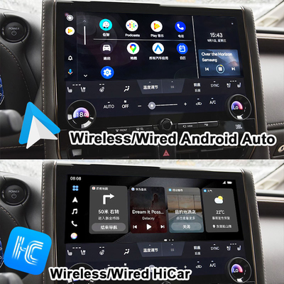 Android 13 Interfaz multimedia Android para Toyota Alphard 40 Serie 2023-2024 Harrier, soporte de Vellfire YouTube, NetFlix, Google Play, cámaras panorámicas 360