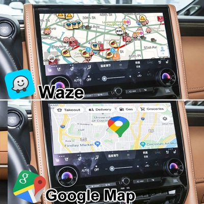 Android 13 Interfaz multimedia Android para Toyota Alphard 40 Serie 2023-2024 Harrier, soporte de Vellfire YouTube, NetFlix, Google Play, cámaras panorámicas 360