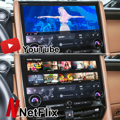 Android 13 Interfaz multimedia Android para Toyota Alphard 40 Serie 2023-2024 Harrier, soporte de Vellfire YouTube, NetFlix, Google Play, cámaras panorámicas 360