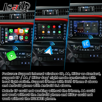 Toyota Hilux Android 13 interfaz de vídeo multimedia carplay inalámbrico y Android auto touch 3