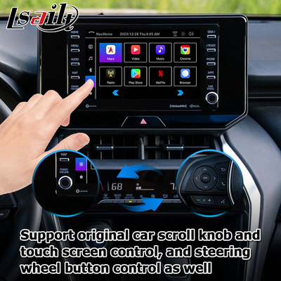 Toyota Harrier Venza Android 13 interfaz de vídeo multimedia 2019-presente carplay inalámbrico y Android auto