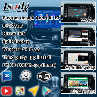Toyota C-HR CHR Android 13 interfaz multimedia con juego automático de Android inalámbrico
