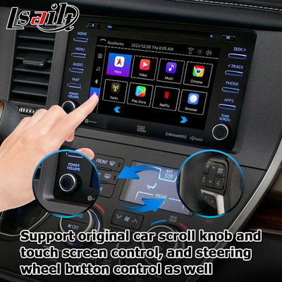 Android 13 Carplay interfaz de video de Android caja automática para Toyota Sienna