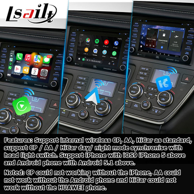 Android 13 Carplay interfaz de video de Android caja automática para Toyota Sienna