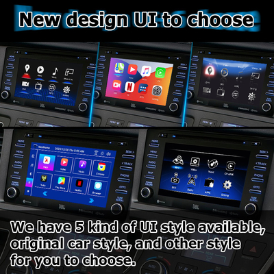Android 13 Carplay interfaz de video de Android caja automática para Toyota Sienna