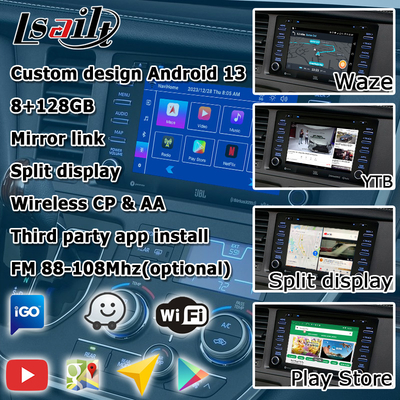Android 13 Carplay interfaz de video de Android caja automática para Toyota Sienna