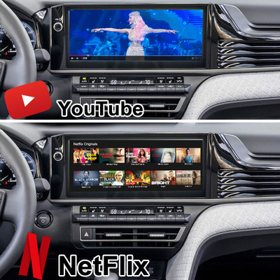 Android 13 Interfaz de vídeo multimedia para Toyota Camry 2025 Sienna RAV-4 OEM Modulo de infoentretenimiento de actualización Incluye YouTube, NetFlix, Google Play