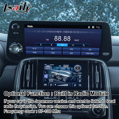 Interfaz de vídeo multimedia Android Carplay para el 2022-Presente Lexus LX LX500d LX600 LX700h