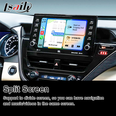 Lsailt Android 13 Interfaz de vídeo para Toyota Camry 2018-2021 RAV-4, Sienna Actualización de pantalla OEM con sistema multimedia Android Incluye YouTube, NetFlix