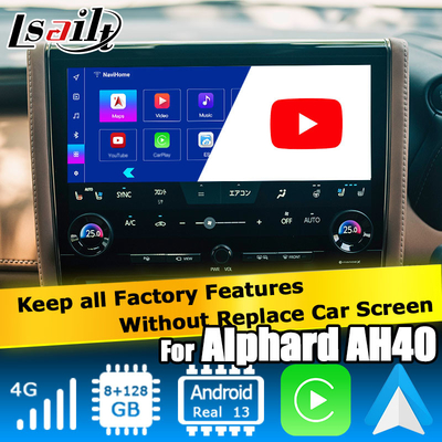 Toyota Alphard AH40 Interfaz multimedia para Android 8+128GB Carplay soporte para Android Auto