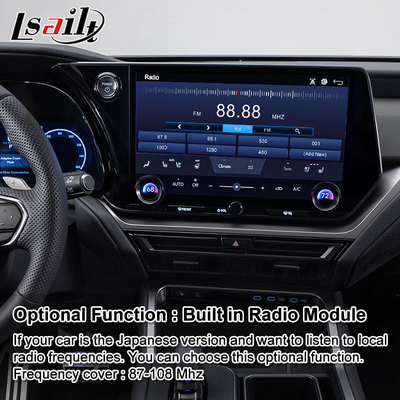 Interfaz de vídeo multimedia Android Carplay para el 2023-Presente Lexus TX TX350 TX500h