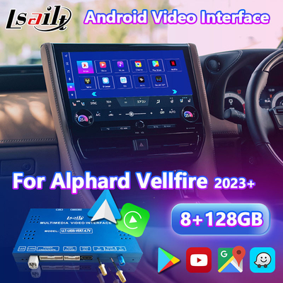 Interfaz de vídeo multimedia de Android Carplay para el Toyota Alphard Vellfire Serie 40 de 2023