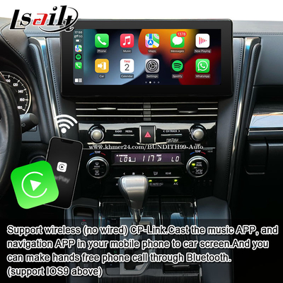 Android 13 Interfaz de vídeo Lexus Actualización de pantalla OEM para LM350 LM500H NX RX ES Kit de actualización incluido YouTube, NetFlix, CarPlay inalámbrico