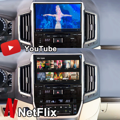 Interfaz multimedia Android para el Land Cruiser GX_R 2018-2021 LC200 inalámbrico Apple CarPlay y Android Auto Retrofit actualización