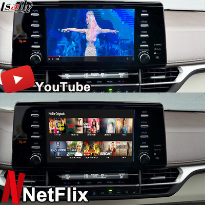 Integración OEM y retrofit Interfaz Android para Toyota Sienna 2018-2021 Camry, RAV-4 Soporte multimedia en el automóvil YouTube, NetFlix, cámara de 360 grados