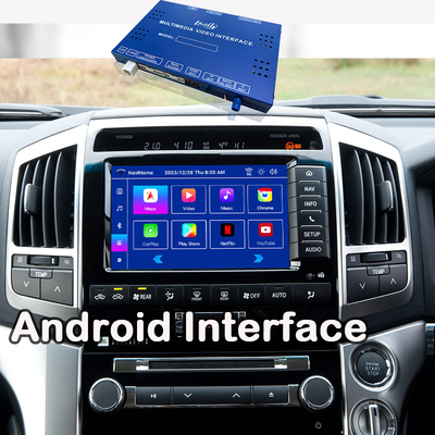 Módulo de actualización de Android OEM para Land Cruiser 2013-2021 Kit de CarPlay inalámbrico integración YouTube, Google Map, Android Auto