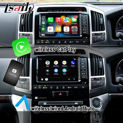 Módulo de actualización de Android OEM para Land Cruiser 2013-2021 Kit de CarPlay inalámbrico integración YouTube, Google Map, Android Auto
