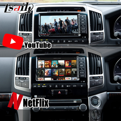 Módulo de actualización de Android OEM para Land Cruiser 2013-2021 Kit de CarPlay inalámbrico integración YouTube, Google Map, Android Auto
