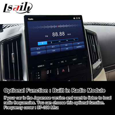 Interfaz de video multimedia Android Lsailt para Toyota Land Cruiser LC200 GXR GX-R FST LC 200 2018-2022