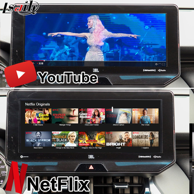 Lsailt OEM Modulo de actualización de Android para Harrier Venza Toyota 2022-12.3 pulgadas Interfaz multimedia Android con YouTube, NetFlix
