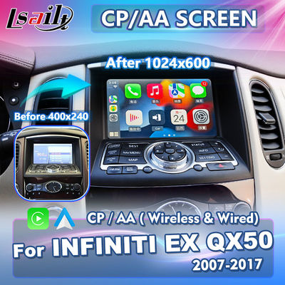 Lsailt Android Auto Carplay Screen para el año 2007-2017 Infiniti EX25 EX35 EX37 EX30d EX QX50