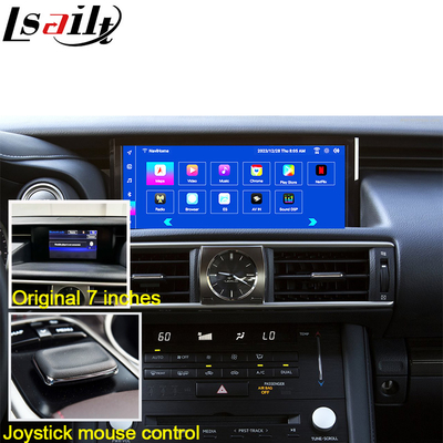 Lexus Android Screen Android 13 Multimedia Display 8 Núcleo Qulcomm para LEXUS IS200T IS300H IS350 Apoyo al control del joystick, YouTube, Google Play, CarPlay