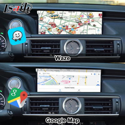 Lexus Android Screen Android 13 Multimedia Display 8 Núcleo Qulcomm para LEXUS IS200T IS300H IS350 Apoyo al control del joystick, YouTube, Google Play, CarPlay