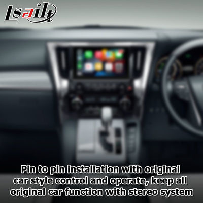 Toyota Alphard Vellfire AH30 serie de estilo OEM puro Carplay Android auto box modelo 2015-2022