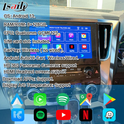 Sistema de interfaz video de las multimedias de Audi A4L A5 Q5 del interfaz de la navegación de Aotomobile