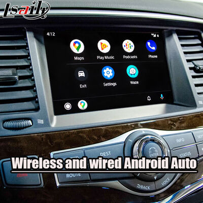 Interfaz de CarPlay para patrulla 2020-2023 Nissan Y62 Versión australiana Integrado Android inalámbrico automático, espejo del teléfono móvil, cámara trasera